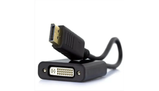 CABO ADAPTADOR DISPLAYPORT PARA DVI (24+5) FÊMEA