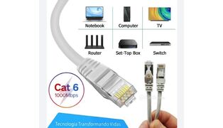 CABO CFTV RJ45 CAT6 2M IT-BLUE LE-311