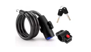 CADEADO PARA BICICLETA COM CHAVE LUATEK LK-BL04