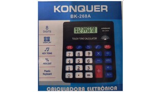 CALCULADORA ELETRÔNICA KONQUER BK-268A