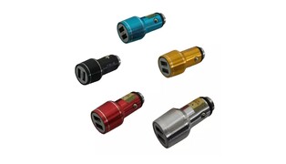 CARREGADOR VEICULAR COM 2 USB 3.4A LE-528