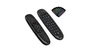 CONTROLE AIR MOUSE COM TECLADO RECARREGAVEL  LUMINOSO E GIROSCÓPIO KA-1999