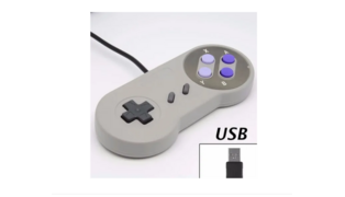 CONTROLE RETRO DE SUPER NINTENDO USB PARA PC OU NOTEBOOK LPS-601