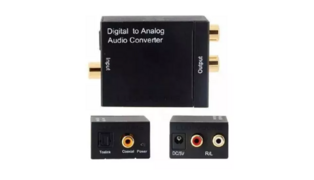 CONVERSOR DE ÁUDIO DIGITAL P/ ANALÓGICO LE-4103