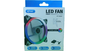 FAN LED P/ GABINETE E CPU 120MM 1500RPM KP-VR307