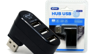 HUB USB 2.0 COM 3 PORTAS HB-T82