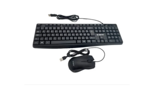 KIT TECLADO E MOUSE COM FIO USB BM-T09