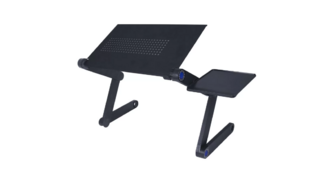 MESA PARA NOTEBOOK COM MOUSE PAD PRETO