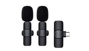 MICROFONE DE LAPELA SEM FIO TIPO C K9