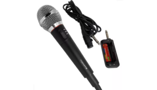 MICROFONE PROFISSIONAL COM/ SEM FIO TOMATE MT-1202