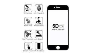 PELÍCULA IPHONE 7G / 8G 3D PRETA