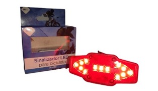 SINALIZADOR DE LED PARA BICICLETA RECARREGÁVEL  LK-038