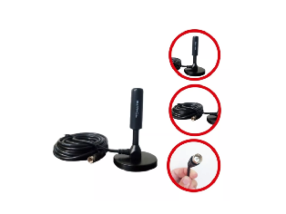 ANTENA DIGITAL PARA TV TRANSMISSÃO HDTV 5M MTA-3005