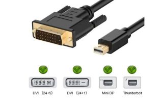 CABO ADAPTADOR MINI DISPLAYPORT PARA DVI 1.8M