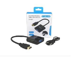 CABO HDMI PARA VGA + ÁUDIO LE-4121