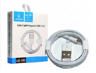CABO PARA IPHONE LIGHTNING 1M LE-382