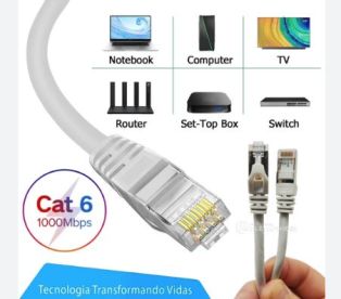 CABO CFTV RJ45 CAT6 2M IT-BLUE LE-311