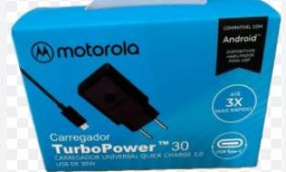 CARREGADOR TIPO C TURBO POWER 30W