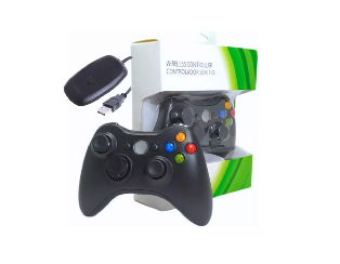 CONTROLE X-BOX / PS3 / PC  SEM FIO 2.4G KAPBOM KAP-360WW