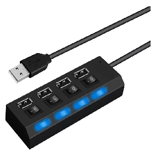 HUB COM 4 USB 2.0 LEHMOX LEY-21