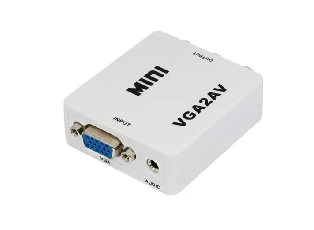 MINI CONVERSOR VGA PARA AV RCA 1080P